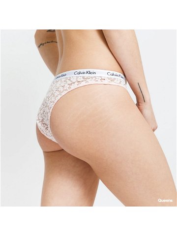 Dámské brazilské kalhotky QD3859E – ETE – světle růžové – Calvin Klein světle růžová XS