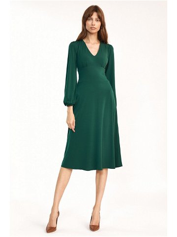 Denní šaty model S194 – Nife 40 tmavě zelená