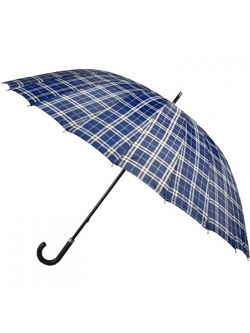 Deštník Semiline Premium Long 24 Ribs 2504 Black Navy Blue Grey Průměr118 cm