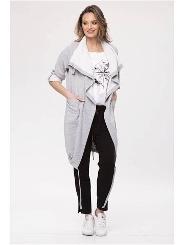 Look Made With Love Kabát 500 Comfy Grey Melange L XL šedá melanž
