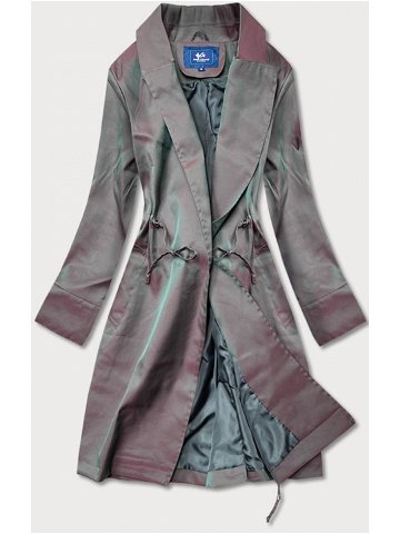 Tenký dámský kabát chameleon AG5-011 vícebarevné XL 42
