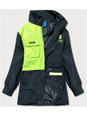 Černo zelená dámská bunda větrovka AG3-010 zelená XL 42