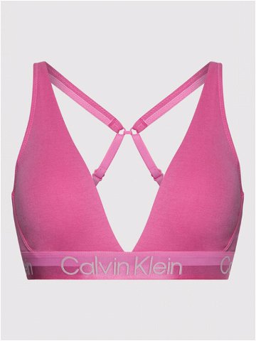 Dámská sportovní podprsenka QF6683E – TO3 – Hollywood růžová – Calvin Klein S růžová