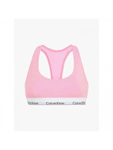 Sportovní podprsenka F3785E – TOE – Pastelově růžová – Calvin Klein S pastelově růžová