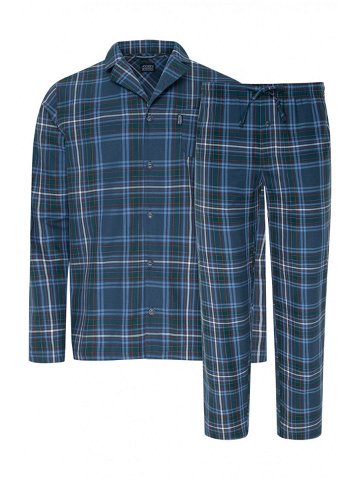 Pánské pyžamo 500334 – Jockey modrá zelené káro M