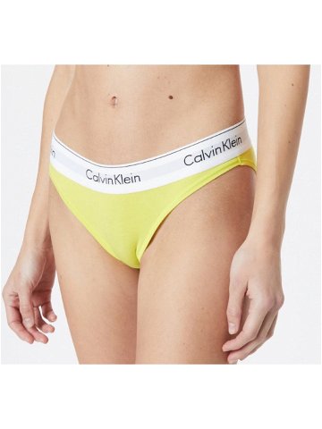 Dámské kalhotky F3787E ZIR – žlutá – Calvin Klein L žlutá