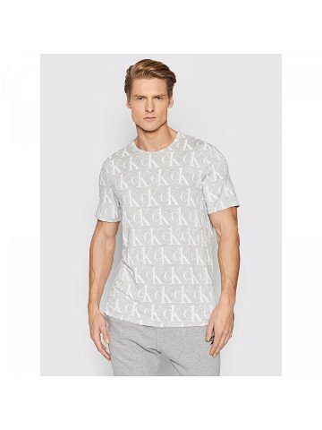 Pánské tričko – NM2135E – V7D Šedá – Calvin Klein XL šedá