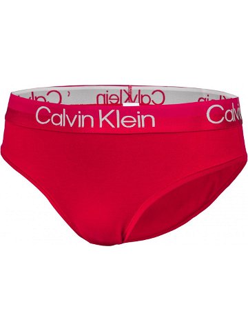 Dámské kalhotky s vysokým pasem QF6718E – XMK – Červená – Calvin Klein L červená