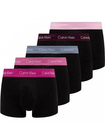 Trenýrky V-day Limited Edition 5pack NB2631A – WGI Odstíny růžové – Calvin Klein S černá