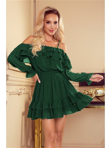 Dámské šaty 360-2 – NUMOCO Zelená M