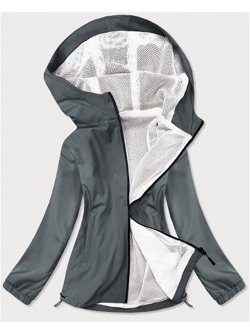Tmavě šedá letní dámská bunda s podšívkou HH036-2 odcienie szarości S 36