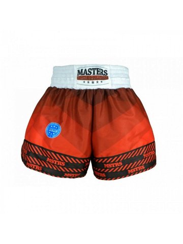 Masters Skb-W M kickboxerské šortky 06654-02M červená L