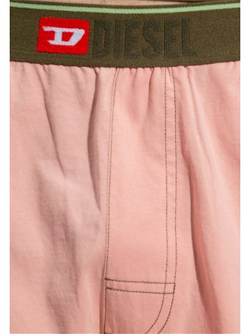 Dámské pyžamo A03893 – 0WCAX růžová khaki – Diesel XXL khaki-růžová