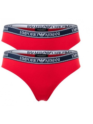 Dámské kalhotky – 163334 2R227 04574 – červená – Emporio Armani XL Červená