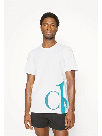 Pánské tričko NM1904E – 1W8 – bílá – Calvin Klein L bílá