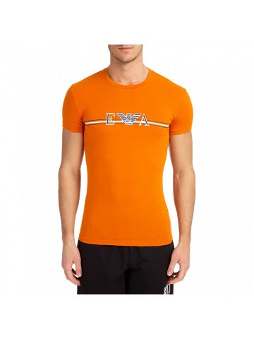 Pánské triko krátký rukáv – 111035 2R523 00163 – Emporio Armani XL oranžová