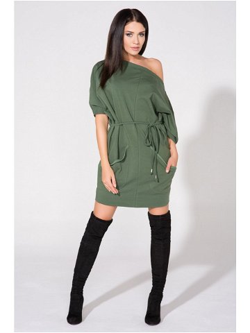 Dámské šaty T155 – Tessita 36-40 tmavě zelená