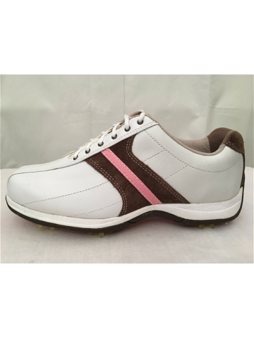 Dámská golfová obuv LS401-14 – Etonic 38 5 bílá-hnědá-růžová