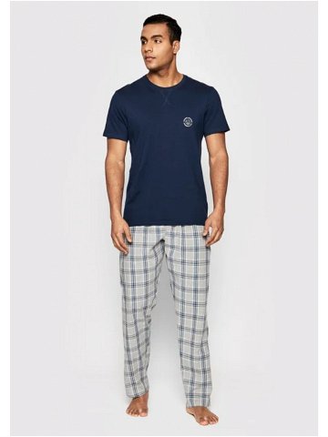 Pánské pyžamo Henderson 39733-59X Tm modrá M