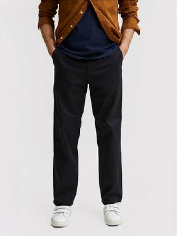 Selected Homme Chino kalhoty Salford 16080159 Černá Loose Fit