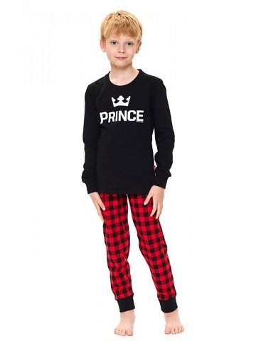 Chlapecké pyžamo Prince černé černá 146 152