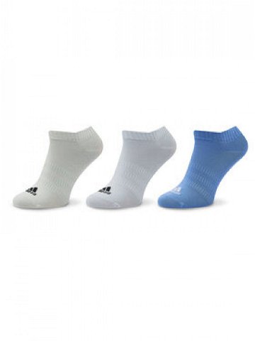 Adidas Sada 3 párů dámských vysokých ponožek T Spw Low 3P IC1338 Modrá