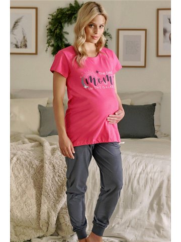 Dámské těhotenské pyžamo PCB 9901 PEONY S