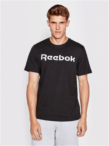 Reebok T-Shirt Classic Graphic Series Linear Logo GJ0136 Černá Slim Fit