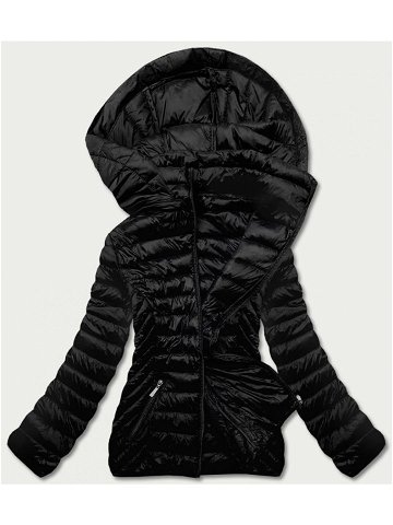 Černá prošívaná dámská bunda pro přechodné období 5M783-392 odcienie czerni XL 42