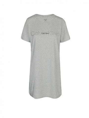 Dámská noční košile QS6896E P7A šedá – Calvin Klein šedá S