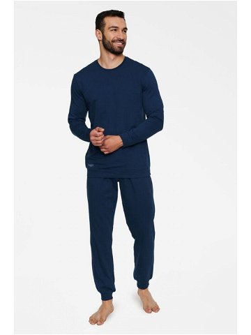 Pánské pyžamo Tune tmavě modré modrá XXL