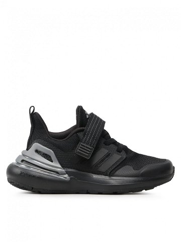 Adidas Sneakersy Rapidasport Bounce Sport Running Elastic Lace Top Strap Shoes HP2734 Černá