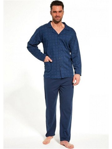 Pánské pyžamo Cornette 114 57 Tm modrá 3XL