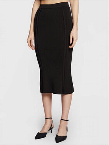 Calvin Klein Pouzdrová sukně Iconic K20K205406 Černá Slim Fit