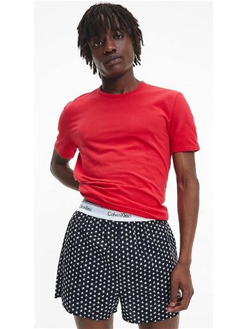 Pánské pyžamo NB3324E 68L červená černá – Calvin Klein červená-černá XL