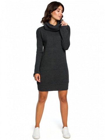 Pletené svetrové šaty BK010 – Moe UNI khaki