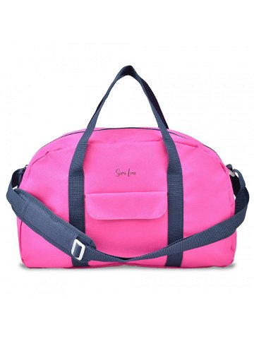 Fitness taška Semiline A3027-2 Pink 45 cm x 29 5 cm x 16 5 cm