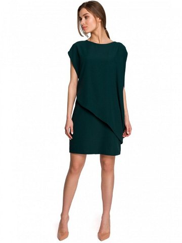 S262 Vrstvené šaty – zelené EU XXL