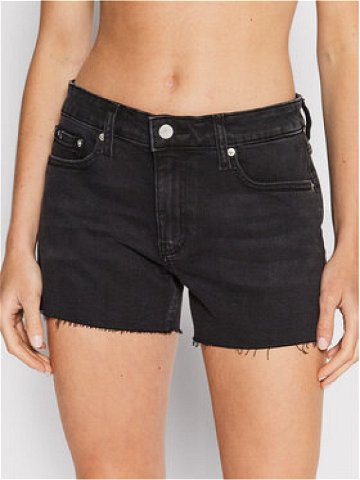 Calvin Klein Jeans Džínové šortky J20J218505 Černá Regular Fit