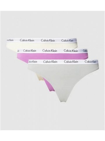 Dámské tanga 3pcs QD3587E CFU Vícebarevná – Calvin Klein Mix barev XS