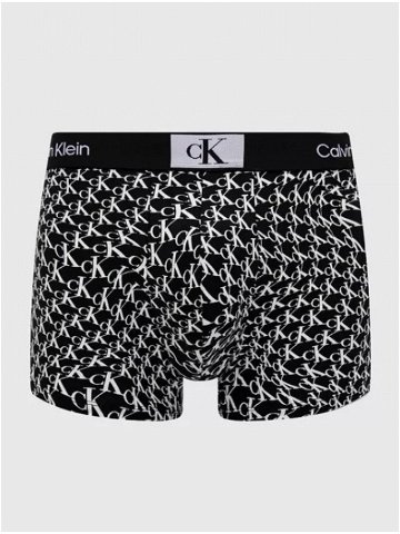 Pánské boxerky NB3403A ACR černá bílá – Calvin Klein černá bílá M