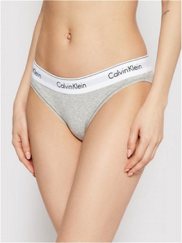 Calvin Klein Underwear Klasické kalhotky 0000F3787E Šedá