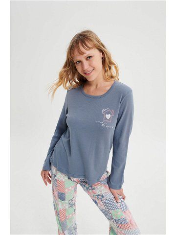 Vamp – Pohodlné dámské pyžamo 17913 – Vamp gray flint XL