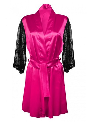 DKaren Housecoat Elizabeth Dark Pink 2XL tmavě růžová