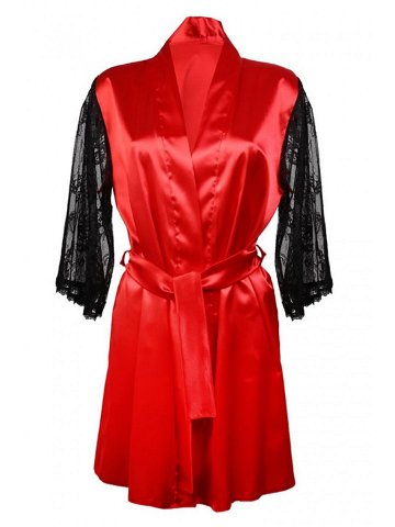 DKaren Housecoat Elizabeth Red 2XL červená