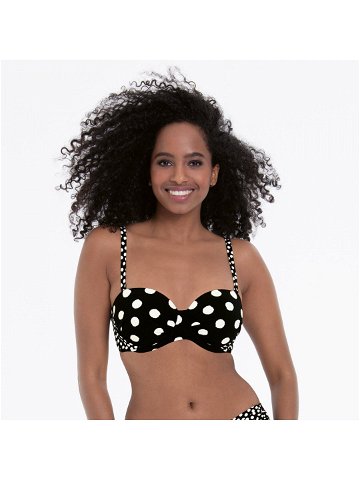 Style Catalina Top Bikini – horní díl 8800-1 černobílá – RosaFaia 430 černobílá 38G