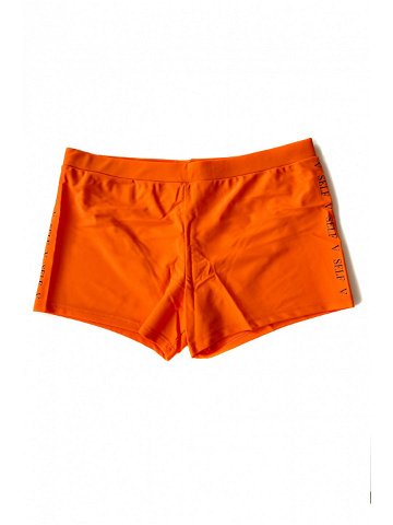 Pánské plavky S96D-5a oranžové – Self XXL