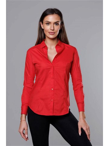 Klasická červená dámská košile HH039-5 odcienie czerwieni L 40