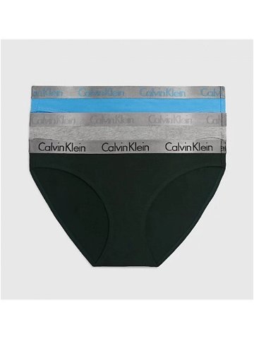 Dámské kalhotky 3pack QD3561E BOZ Mix barev – Calvin Klein Mix barev M