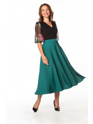 Dámská sukně T361 6 smaragdová – Tessita 44